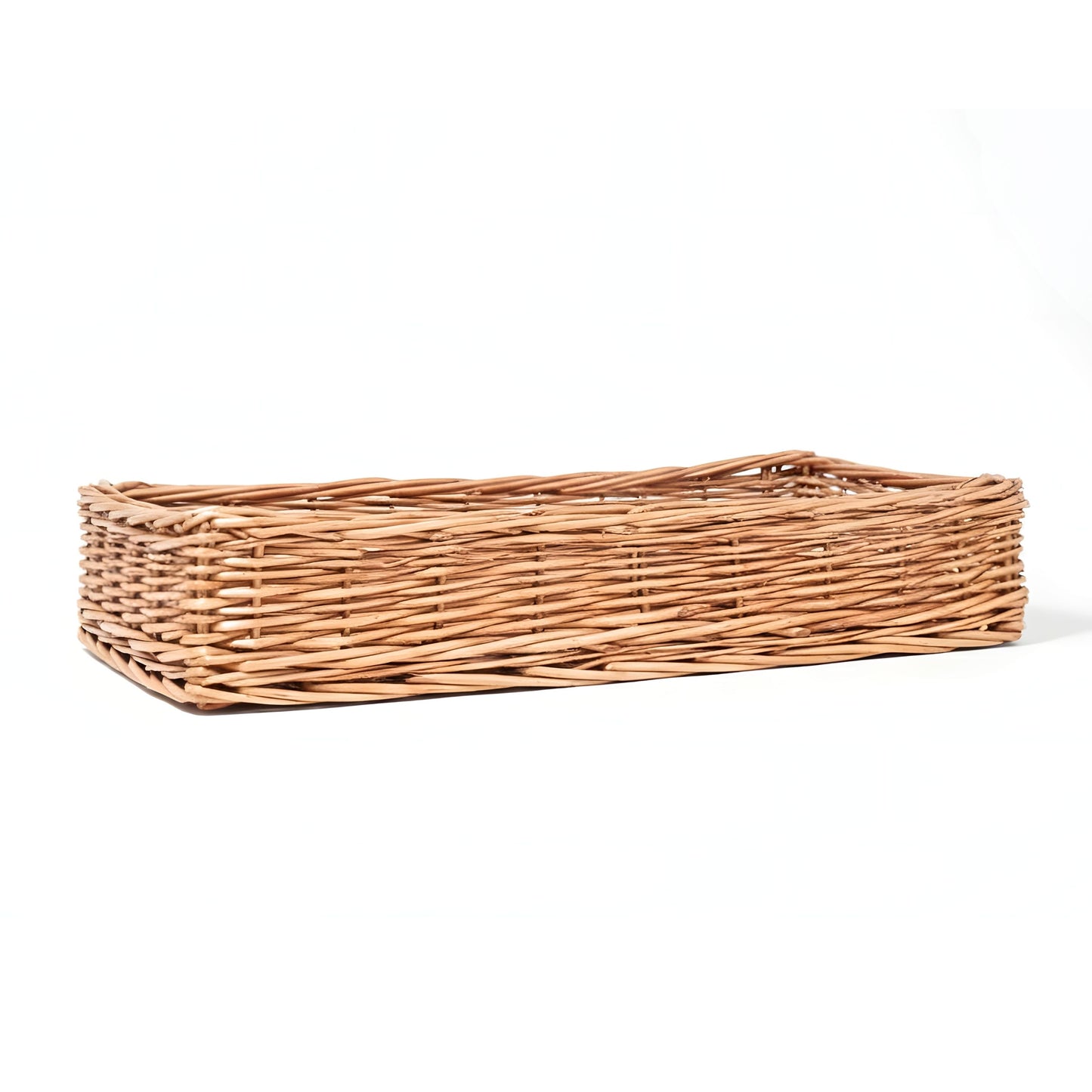 BOUANANE - Plateau rectangle en osier brun