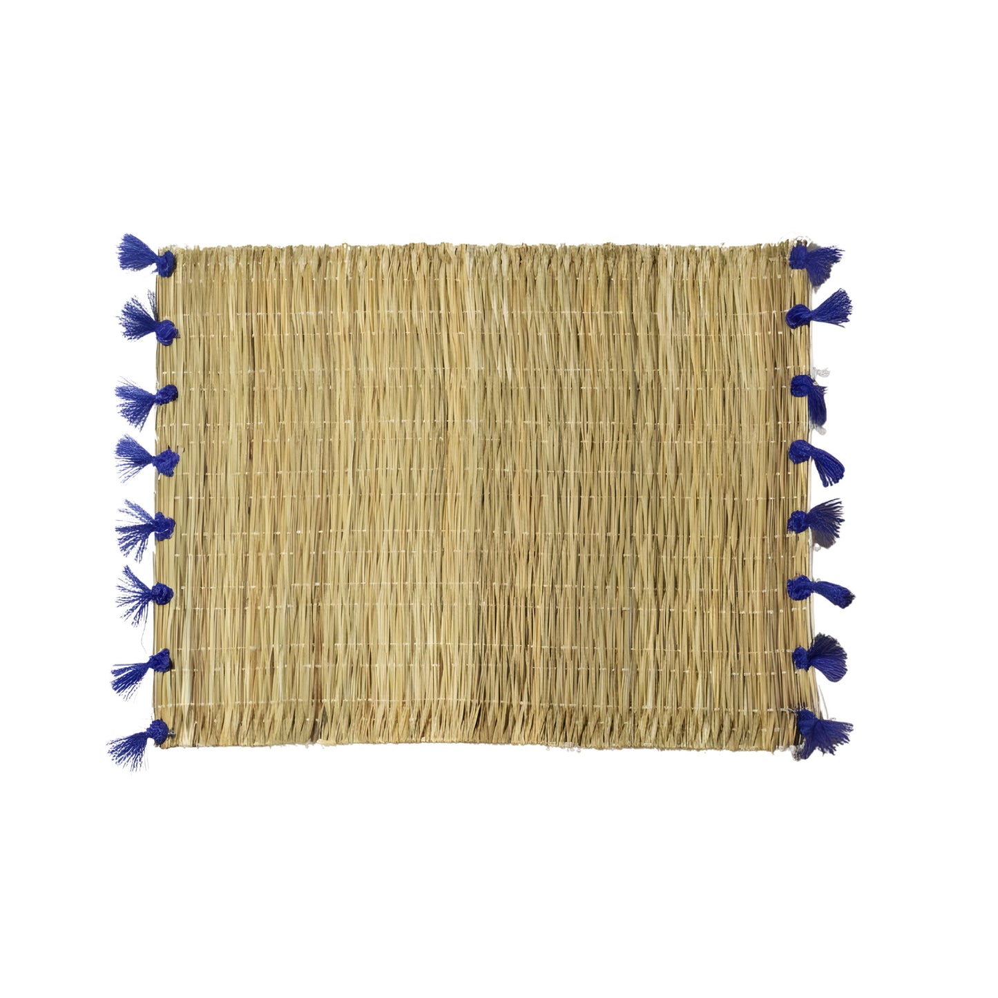 MENZEH - Set de table en alfa - Pompons colorés (lot de 2)