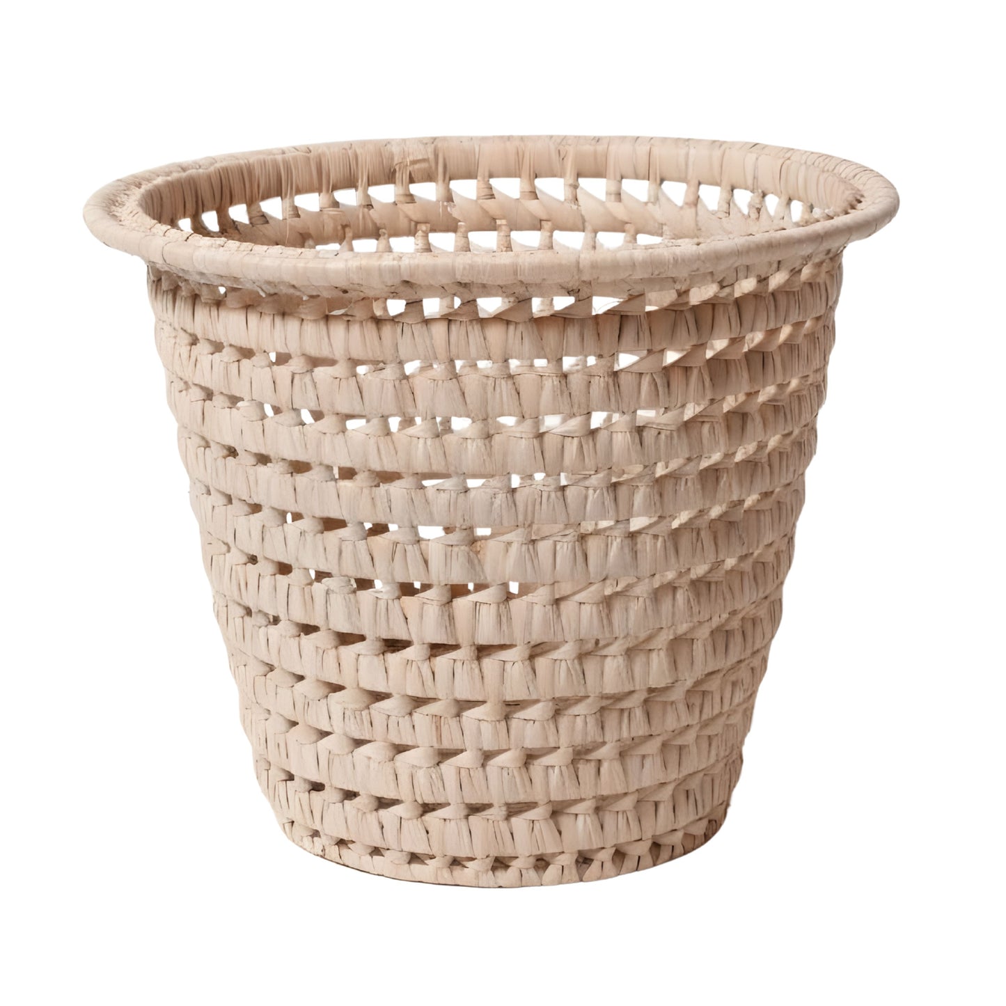 TAROUDANT - Cache-pot en palme ajourée
