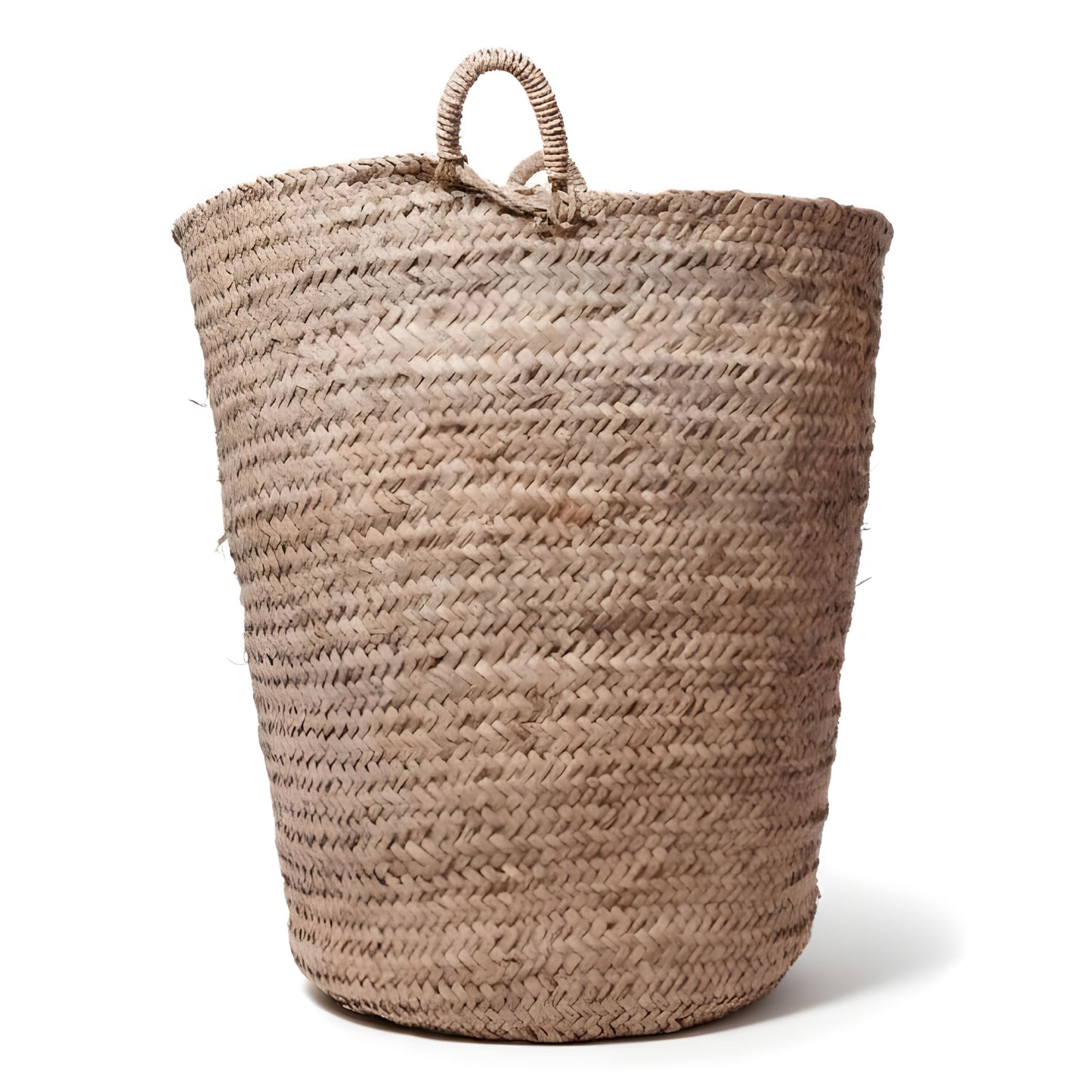 TAFOUKT - Panier en alfa - Conique brun