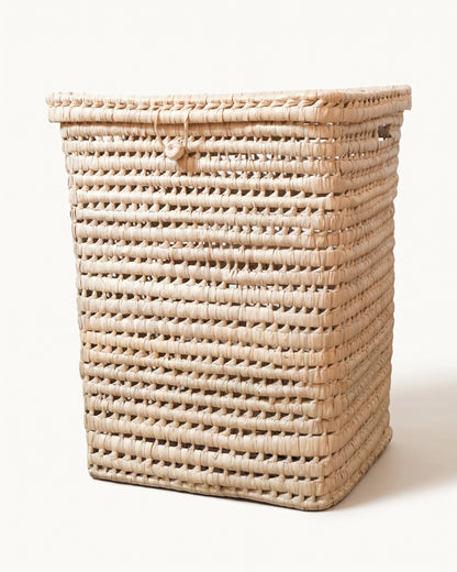 TAMGHART - Panier à linge en palme - Carré — vue produit 55 cm