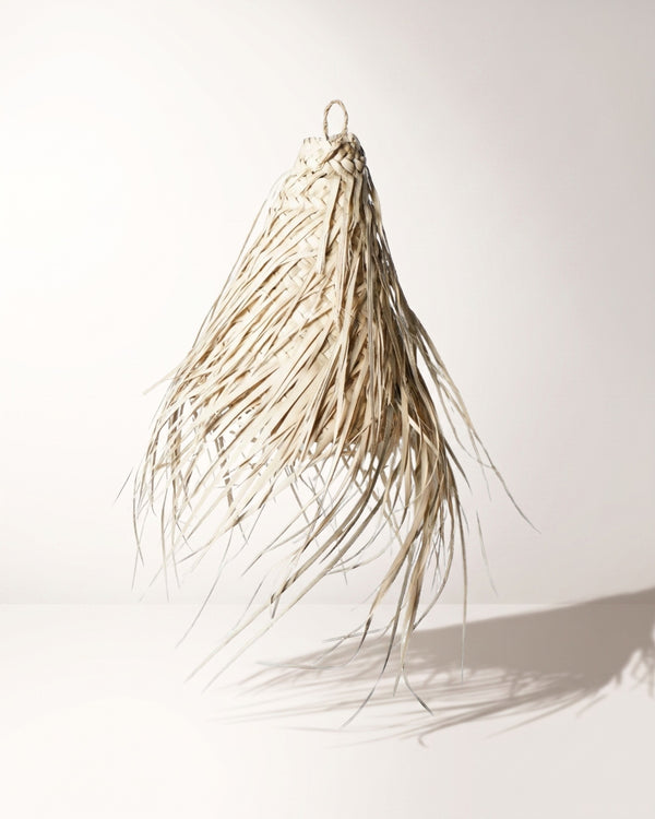 TARGA - Suspension en palme - Grand Cône Franges — vue produit 20 cm