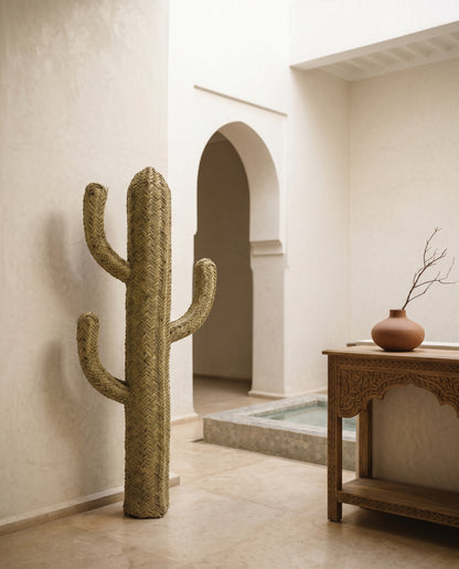 TIZGUIT - Cactus décoratif en alfa - Saguaro