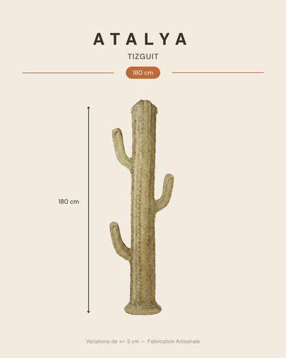 TIZGUIT - Cactus décoratif en alfa - Saguaro — dimensions 180 cm