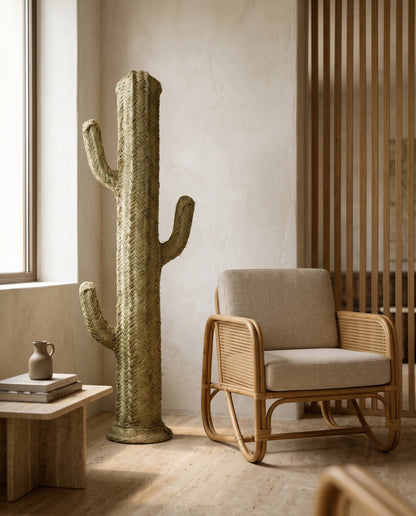 TIZGUIT - Cactus décoratif en alfa - Saguaro