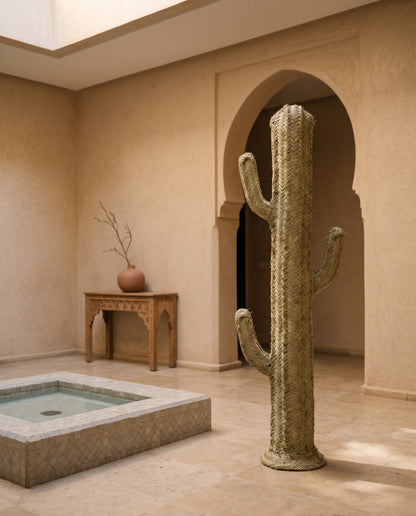 TIZGUIT - Cactus décoratif en alfa - Saguaro