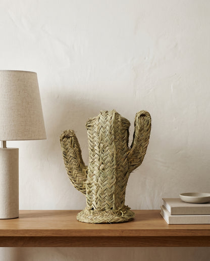 TIZGUIT - Cactus décoratif en alfa - Saguaro