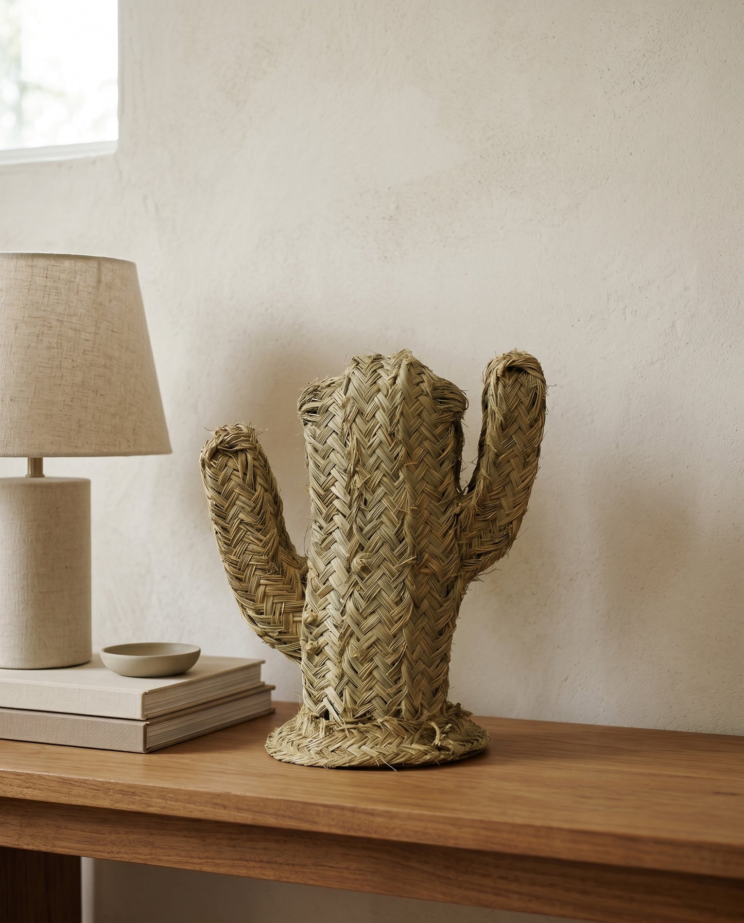 TIZGUIT - Cactus décoratif en alfa - Saguaro