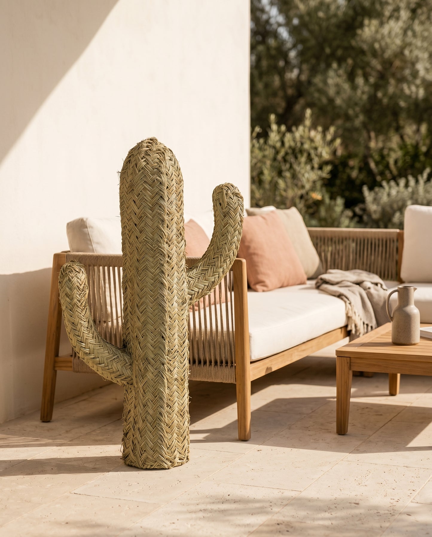 TIZGUIT - Cactus décoratif en alfa - Saguaro
