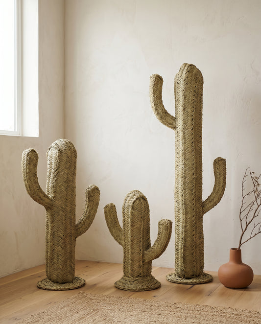 TIZGUIT - Cactus décoratif en alfa - Saguaro