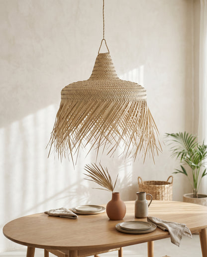 TOUDRA - Suspension en palme - Chapeau Mexicain