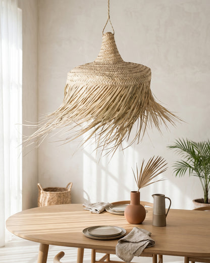 TOUDRA - Suspension en palme - Chapeau Mexicain — la gamme 50 cm