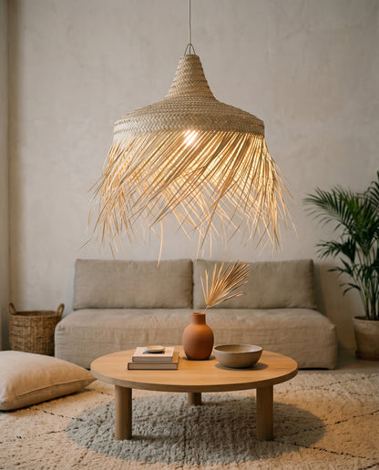 TOUDRA - Suspension en palme - Chapeau Mexicain